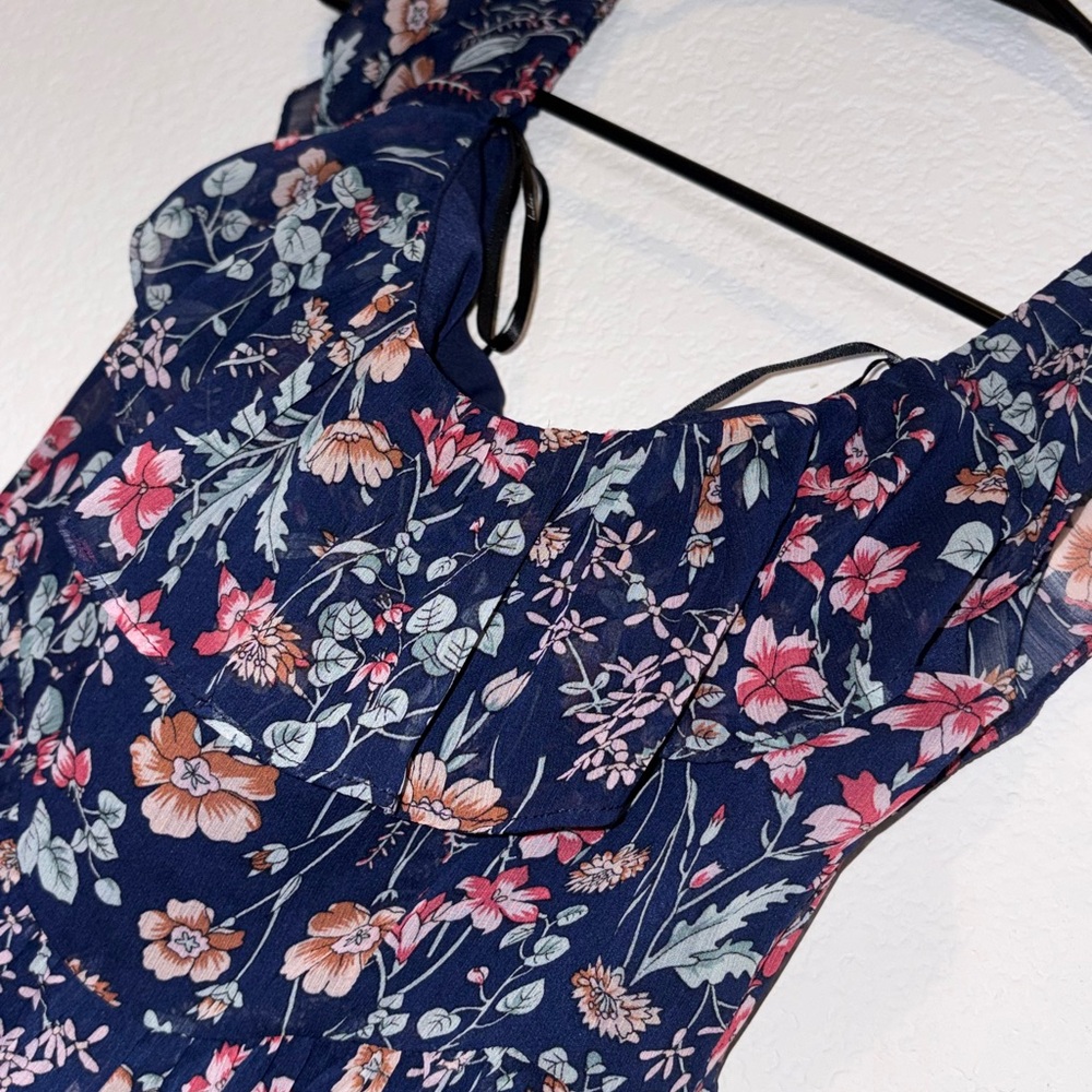 Lulu’s Floral Ruffled Boho Dress - Picture 4 of 8